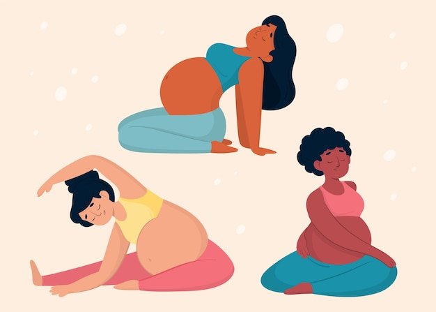 Prenatal Yoga for Round Pelvic Ligament Comfort